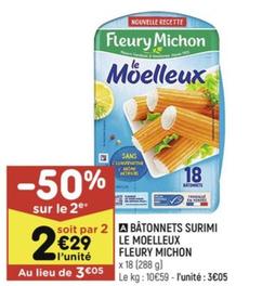 Batonnets Surimi Le Moelleux