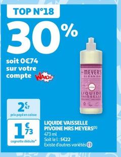 Meyer's - Liquide Vaisselle Pivoine Mrs