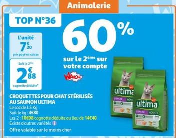 Croquettes Pour Chat Stérilisés Au Saumon