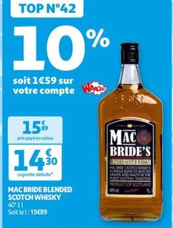mac bride - blended scotch whisky