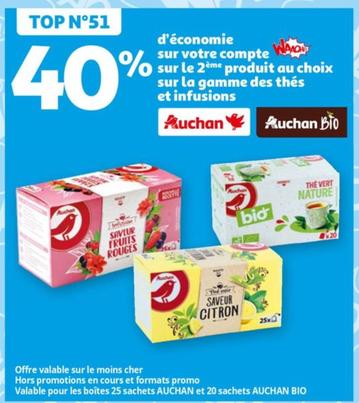 Auchan - Sur La Gamme Des Thés Et Infusions