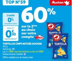 Auchan - Tortillas Chips Nature