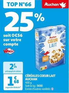 Auchan - Céréales Coeur Lait