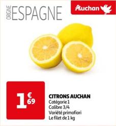 Auchan - Citrons