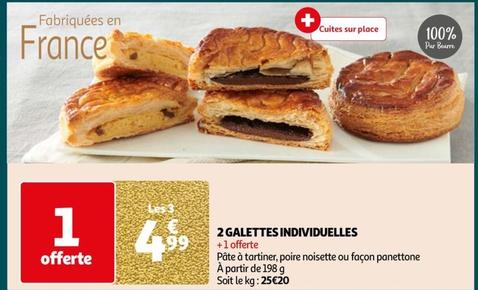 2 galettes individuelles