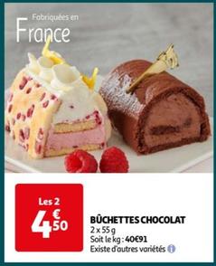 Bûchettes Chocolat