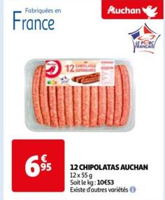 Auchan - 12 Chipolatas
