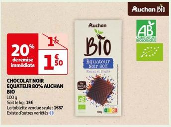 Auchan - Chocolat Noir