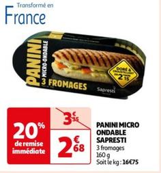 Sapresti - Panini Micro-ondable