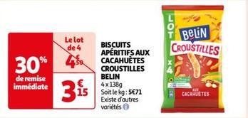 Biscuits Apéritifs Aux Cacahuètes Croustilles