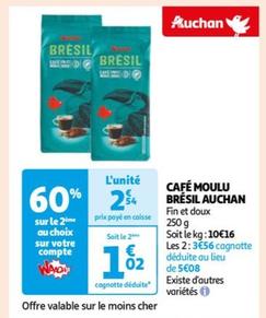 Auchan - Café Moulu Brésil