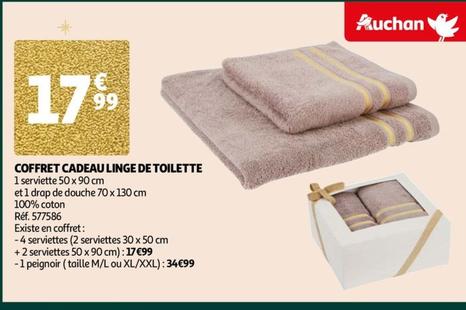 Auchan - Coffret Cadeau Linge De Toilette