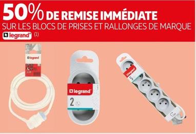 Legrand - Sur Les Blocs De Prises Et Rallonges De Marque