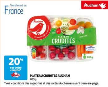 Auchan - Plateau Crudites