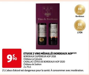 Château Le Calvaire - Etui De 2 Vins Médaillés Bordeaux Aop