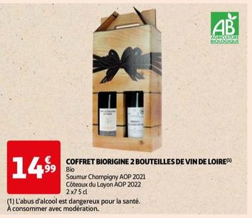 Vin De Loire - Coffret Biorigine 2 Bouteilles