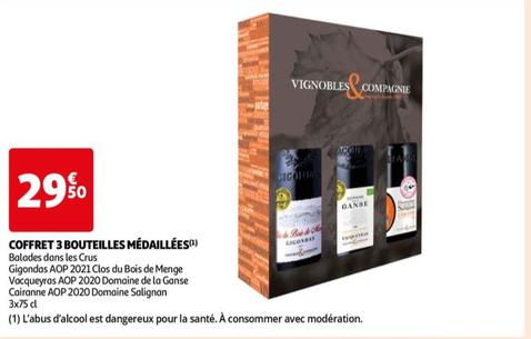 Coffret 3 Bouteilles Médaillées