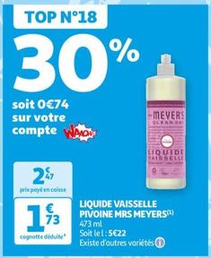 Meyers - Liquide Vaisselle Pivoine