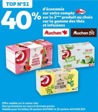 Auchan - Sur La Gamme Des Thés Et Infusions