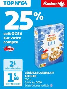 Auchan - Céréales Coeur Lait