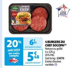 4 Burgers Du Chef