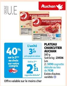 Auchan - Plateau Charcutier