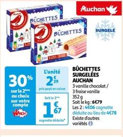 Auchan - Bûchettes Surgelées