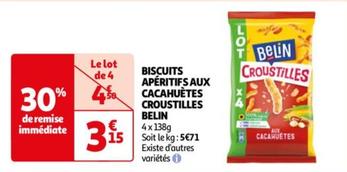 Biscuits Apéritifs Aux Cacahuètes Croustilles