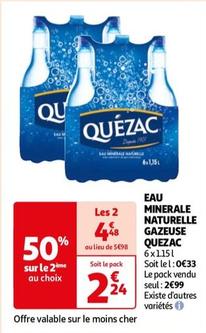 Eau Minerale Naturelle Gazeuse