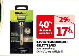 Rasoir Champion Gold Labs