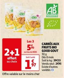 Carrés Aux Fruits Bio Good Gout