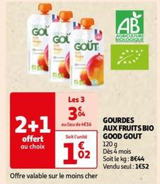 gourdes aux fruits bio good gout