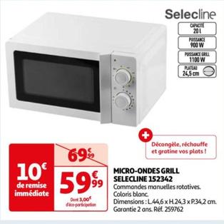 Micro Ondes Grill Selecline 152342