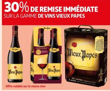 Sur La Gamme De Vins Vieux Papes