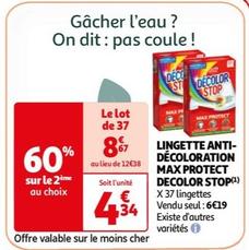 Decolor Stop - Lingette Anti Décoloration Max Protect