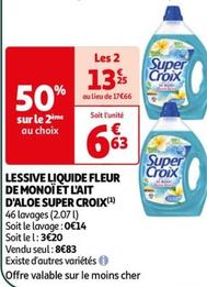 Lessive Liquide Fleur De Monoi Et L'ait D'aloe