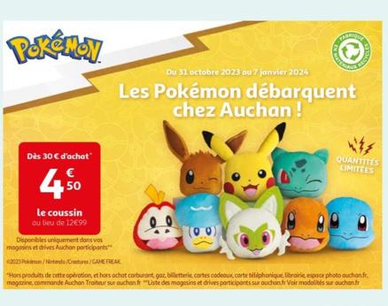 Les Pokémon Débarquent Chez Auchan
