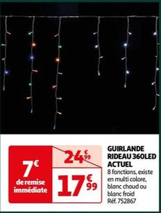 Guirlande Rideau 360led Actuel