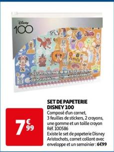 Set De Papeterie Disney 100