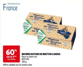 Beurre Nature De Breton Candia
