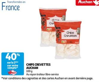 Chips Crevettes Auchan
