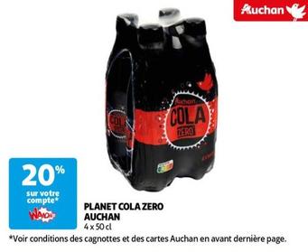 Auchan - Planet Cola Zero offre sur Auchan