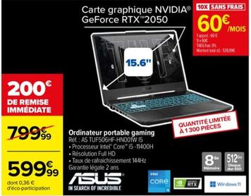 Ordinateur Portable Gaming