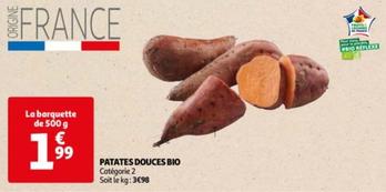 patates douces bio