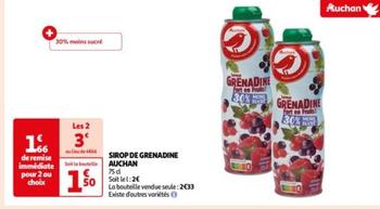 Auchan - Sirop De Grenadine