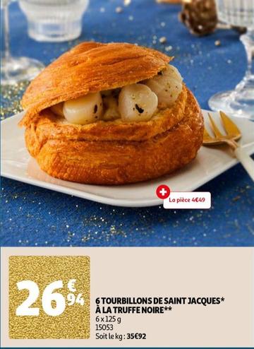 6 Tourbillons De Saint Jacques* À La Truffe Noire