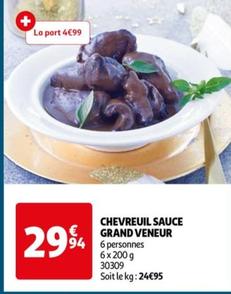 Chevreuil Sauce Grand Veneur