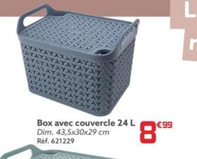 Box Avec Couvercle 24 L