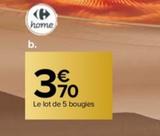 Homme - Lot De 5 Bougies Flottantes