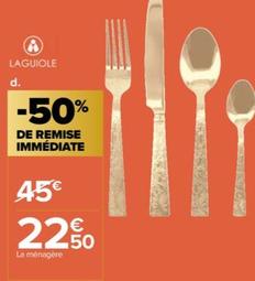 menagere 16 pieces laguiole arabesque